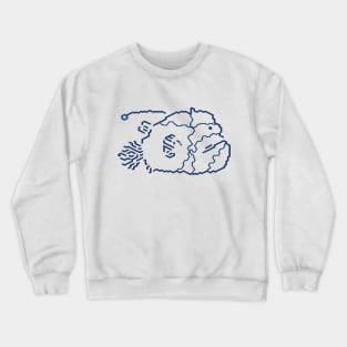 Grumpy Anglerfish Crewneck Sweatshirt